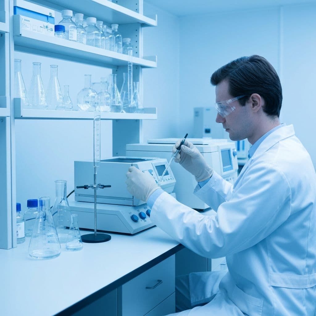 Quality control laboratory at Ultra Pure